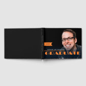 カスタム写真卒業 ゲストブック (全面)