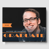 カスタム写真卒業 ゲストブック (正面)