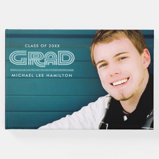 カスタム写真卒業 ゲストブック (正面)