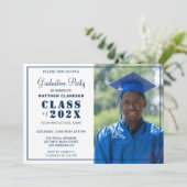 カスタム写真卒業 招待状 (スタンド正面)