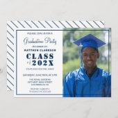 カスタム写真卒業 招待状 (正面/裏面)