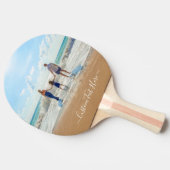 カスタム写真卓球ラケットお客様の写真と文字 卓球ラケット (横)