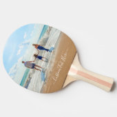 カスタム写真卓球ラケットお客様の写真と文字 卓球ラケット (横)
