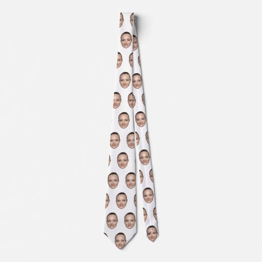 カスタム写真印刷写真写真ギフトカスタム ネクタイ (正面)