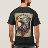 カスタム写真印刷Tシャツ Tシャツ (裏面)