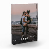 カスタム写真及びシンプル引用文文字 フォトブロック (左)