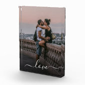 カスタム写真及びシンプル引用文文字 フォトブロック (右)