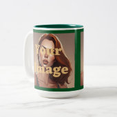 カスタム写真双音マグカップ ツートーンマグカップ (正面左)