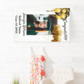 カスタム写真名スクール卒業2021年Bann 横断幕 (インサイチュ)