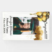 カスタム写真名スクール卒業2021年Bann 横断幕 (横)