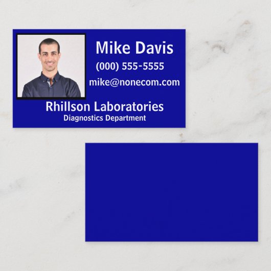 カスタム写真名刺 名刺 (正面/裏面)