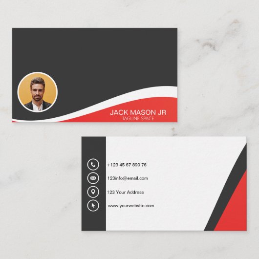 カスタム写真名刺 名刺 (正面/裏面)