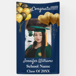 カスタム写真名校卒業2021年版 横断幕