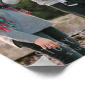 カスタム写真名2026カレンダー ポスター (角)