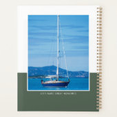 カスタム写真名(緑モダン) プランナー手帳 (裏面)