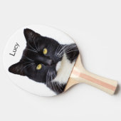 カスタム写真名Cat卓球ラケット 卓球ラケット (横)