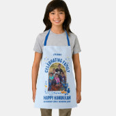 カスタム写真名HANUKKAHファミリー懇親会 エプロン (インサイチュ)