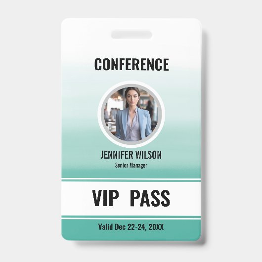 カスタム写真名VIP All Access Passバッジ バッジ (正面)