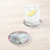 カスタム写真名Year Rainbow Sandstone Coasters コースター (側面)