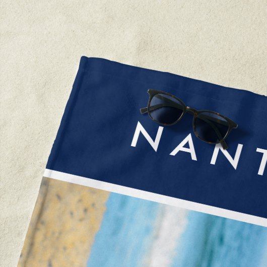 カスタム写真夏の記念ギフト ビーチタオル (インサイチュ)