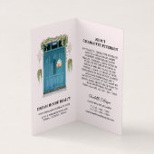 カスタム写真実在代理不動産仲介業者 名刺 (内部)