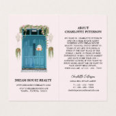 カスタム写真実在代理不動産仲介業者 名刺 (内部フラット)