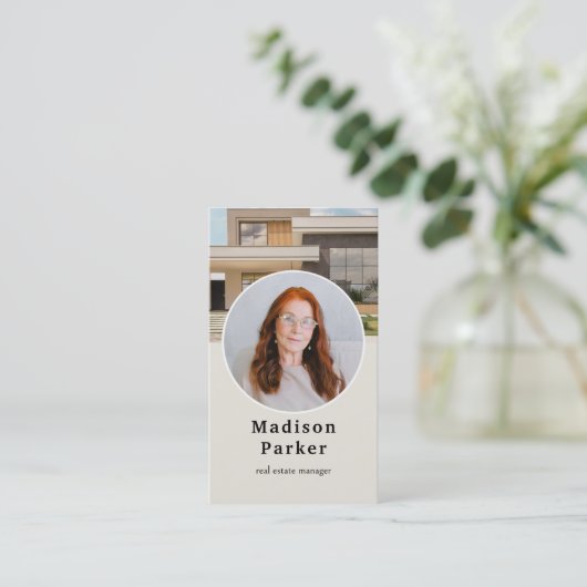 カスタム写真実在所管理者 名刺 (スタンド正面)