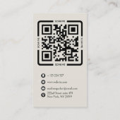 カスタム写真実在所管理者 名刺 (裏面)