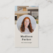 カスタム写真実在所管理者 名刺 (正面)