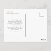 カスタム写真家のクリスマスツリーが新年を迎える ポストカード (裏面)