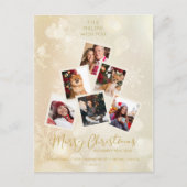 カスタム写真家のクリスマスツリーが新年を迎える ポストカード (正面)