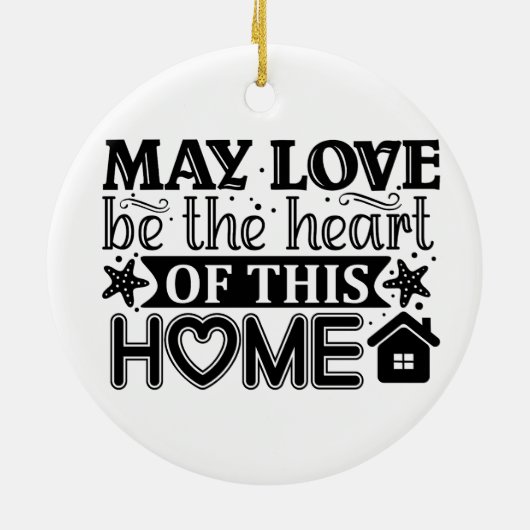 カスタム写真家族のクリスマスと甘い瞬間 セラミックオーナメント (裏面)