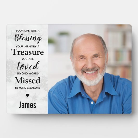 カスタム写真家記念記念 フォトプラーク (正面)