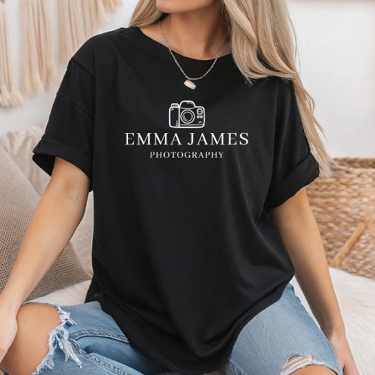 カスタム写真家 パーソナライズド 写真 Tシャツ