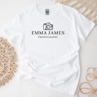 カスタム写真家 パーソナライズド 写真 Tシャツ
