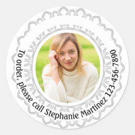 カスタム写真広告の営業マーケティング ラウンドシール