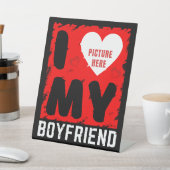 カスタム写真恋人の人間関係プレゼント 台座サイン (インサイチュ)