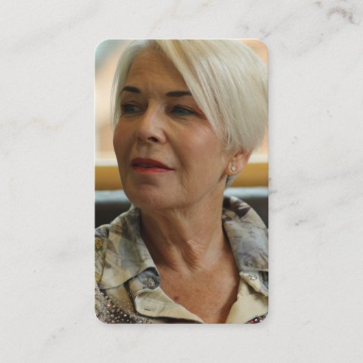 カスタム写真悔やみや弔慰葬儀記念カード 名刺 (正面)