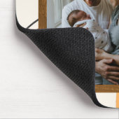 カスタム写真抽象芸術モダンブルーイエロー マウスパッド (コーナー)