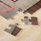 カスタム写真指名手配ジグソーパズルギフトおもしろい ジグソーパズル (側面)