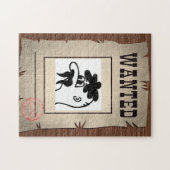 カスタム写真指名手配ジグソーパズルギフトおもしろい ジグソーパズル (横)