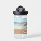 カスタム写真文字ウォーターボトルパーソナライズされた ウォーターボトル (正面)