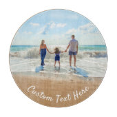 カスタム写真文字カッティングボードあなたの写真ギフト カッティングボード (正面)