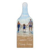 カスタム写真文字カッティングボードあなたの写真ギフト カッティングボード (正面)