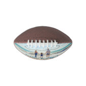 カスタム写真文字サッカーあなたのお気に入りの写真 アメリカンフットボール (正面)