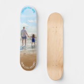 カスタム写真文字スケートボードのお気に入りの写真 スケートボード (正面)