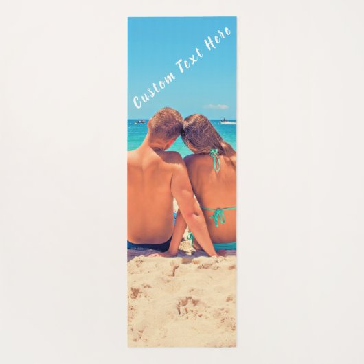 カスタム写真文字ヨガマットあなたの写真お気に入りの ヨガマット (裏面)