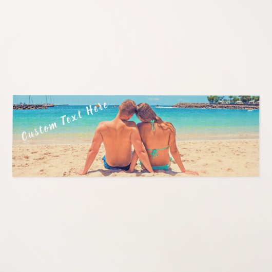 カスタム写真文字ヨガマットあなたの写真お気に入りの ヨガマット (正面(横))
