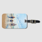 カスタム写真文字ラゲッジタグあなたの写真デザイン ラゲッジタグ (正面横)