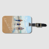 カスタム写真文字ラゲッジタグパーソナライズされた ラゲッジタグ (正面横)